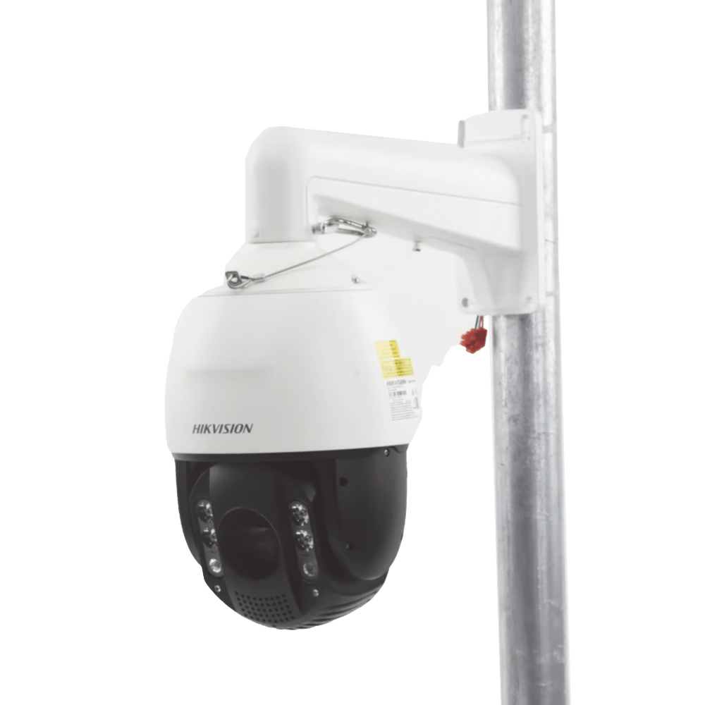 Cámara Ptz Ip 4mpx 25X Zoom Exterior Ip66 Darkfighter Acusense  Wdr 120 Db  Entrada Y Salida De Audio Y Alarmas  Hlc  Eis  Poe+ - SILYMX