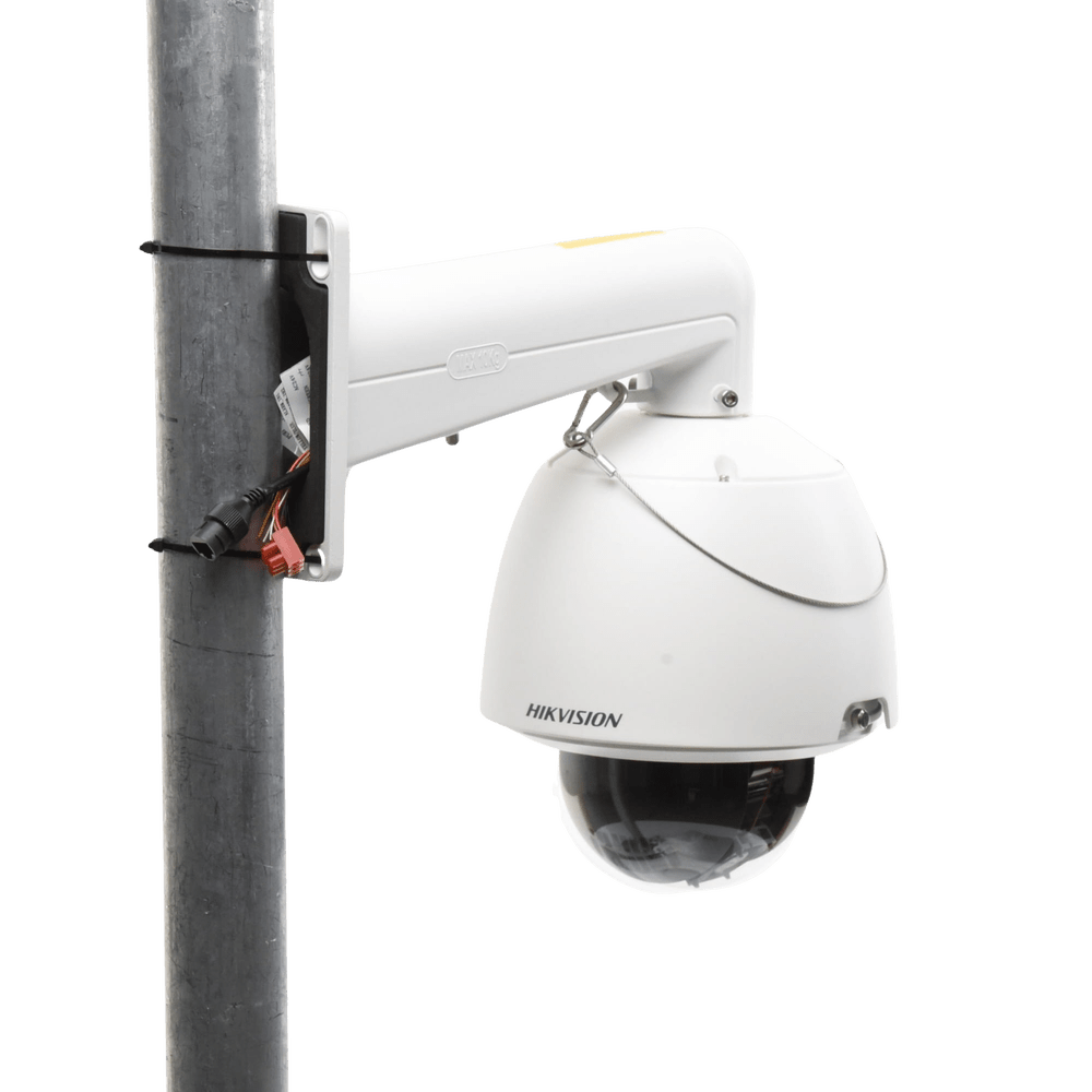 Domo PTZ IP 2 Megapixel ACUSENSE (Evita Falsas Alarmas) H.265+ 25X Zoom Día-Noche ICR Real WDR 120 dB PoE+ Exterior IP66 IK10 60 IPS  DarkFighter microSD DS-2DE5225W-AE(T5) - SILYMX