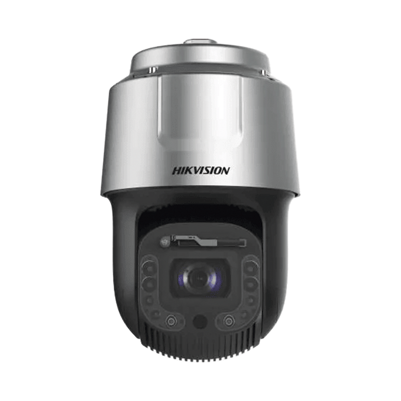 Cámara PTZ IP 4 Megapixel 42X Zoom 400 mts IR AutoSeguimiento 3.0 WDR 140 dB EIS Deep Learning Exterior IP67 IK10 Rapid Focus Hi-PoE Wiper Micro SD DS-2DF8C442IXG-ELW