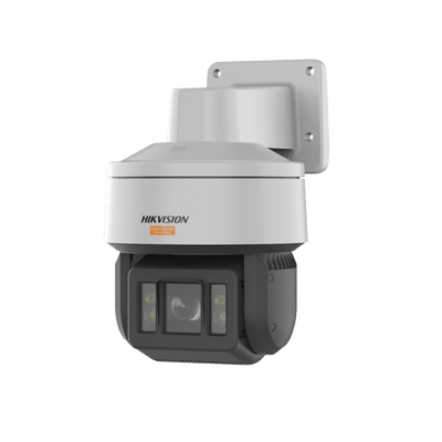 PTZ IP 4 Megapixel 32X Zoom Dual Light (100 mts IR 30 mts Luz Blanca) Polimero Anticorrosivo (Ideal para Zonas Costeras o Alta Salinidad) Auto Seguimiento DARKFIGHTER Exterior IP67 NEMA 4X C5 Micro SD DS-2DT5432MWG-T(PA) - SILYMX