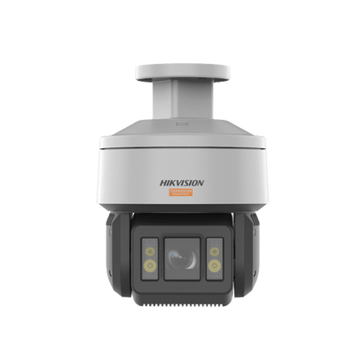 PTZ IP 4 Megapixel 32X Zoom Dual Light (100 mts IR 30 mts Luz Blanca) Polimero Anticorrosivo (Ideal para Zonas Costeras o Alta Salinidad) Auto Seguimiento DARKFIGHTER Exterior IP67 NEMA 4X C5 Micro SD DS-2DT5432MWG-T(PA) - SILYMX