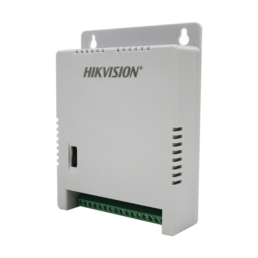 Fuente de Poder Regulada 12 Vcc 13.5 Vcc  15 Vcc para 8 Cámaras 1 Amp por Salida Voltaje de Entrada 90 - 130 VCA para Largas Distancias DS-2FA1205-C8/K - SILYMX