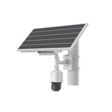 Kit Solar IP All in One Cámara PT ColorVu 4 Megapixel Lente 4 mm Panel Solar Batería de Respaldo de Litio 23.2Ah Hasta 24 Días Conexión 4G Accesorios de Instalación DS-2XS3Q47G1-LDH/4G/C18S40 - SILYMX