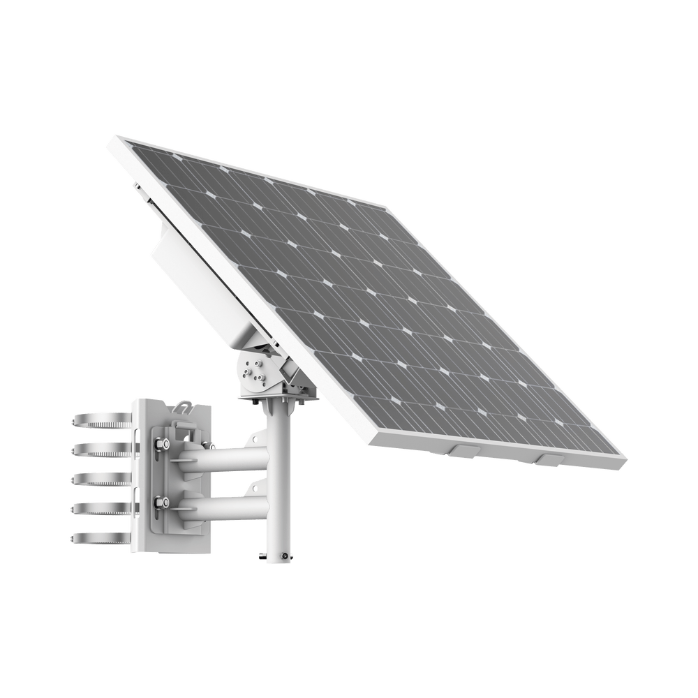 Kit Solar de alimentación Panel Solar Batería de Respaldo de Litio 360 Wh 2 Salidas de 12 Vcd Accesorios de Instalación Uso en Exterior IP66 DS-2XS6K01-C36S80 - SILYMX