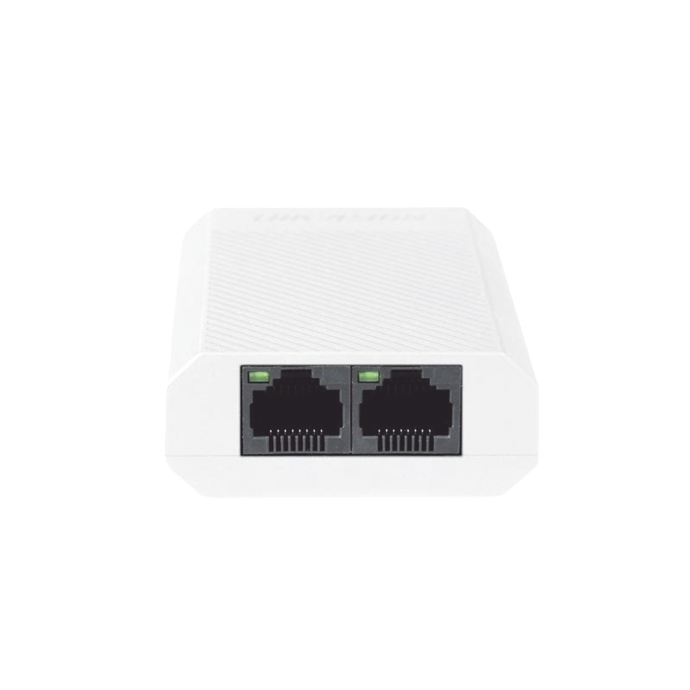 Extensor PoE Hikvision – 1 PoE IN + 2 PoE OUT, 30W Totales, 100 Mbps, Para 2 Cámaras IP