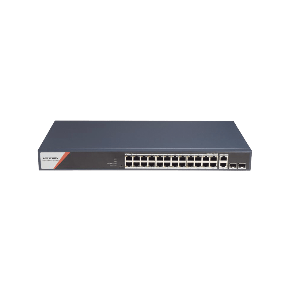 Switches PoEHIKVISIONDS-3E1528HP-SI-24P2T2FSwitch Administrable 24 Puertos Gigabit PoE+ 4 PoE++ 90W 370W 2 SFP Nube Hikvision DS - 3E1528HP - SI - 24P2T2F - SILYMX