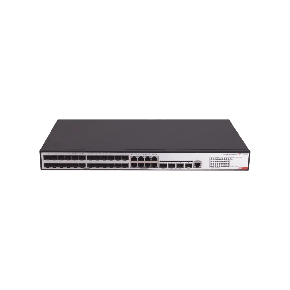 SwitchesHIKVISIONDS-3E2736-HI-24F8T4XSwitch Administrable 24 SFP GE 8 RJ45 GE 4 SFP+ 10G Cloud IGMP Hikvision DS - 3E2736 - HI - 24F8T4X - SILYMX