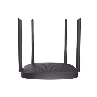 HIKVISIONDS-3WR12CRouter Inalámbrico WISP / Hasta 1200 Mbps / Doble Banda AC (2.4 GHz y 5 GHz) / 4 Puertos 10/100 Mbps / 4 Antenas Omnidireccional de 5 dBi / Interior - SILYMX