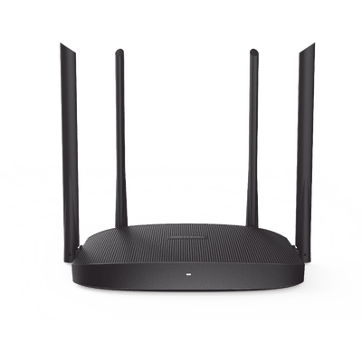 HIKVISIONDS-3WR12GCRouter Inalámbrico WISP Gigabit / Hasta 1200 Mbps / Doble Banda AC (2.4 GHz y 5 GHz) / 3 Puertos LAN 10/100/1000 Mbps + 1 Puerto WAN 10/100/1000 Mbps / 4 Antenas Externas Omnidireccional de 5 dBi / Interior - SILYMX