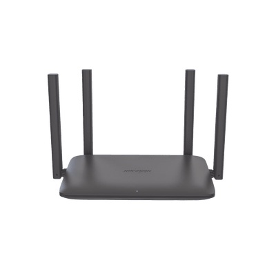 HIKVISIONDS-3WR15XRouter Inalámbrico / Wifi 6 / Hasta 1500 Mbps / MESH / Doble Banda AC (2.4 GHz y 5 GHz) / 4 Puertos 1000 Mbps / 4 Antenas Omnidireccional / Interior / Beamforming Optimizado / Administración Gratuita desde la Nube - SILYMX