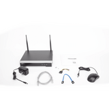 NVR 4 Megapixel 8 canales IP 1 Bahía de Disco Duro 2 Antenas Wi-Fi Salida de Vídeo Full HD DS-7108NI-K1/W/M(C) - SILYMX