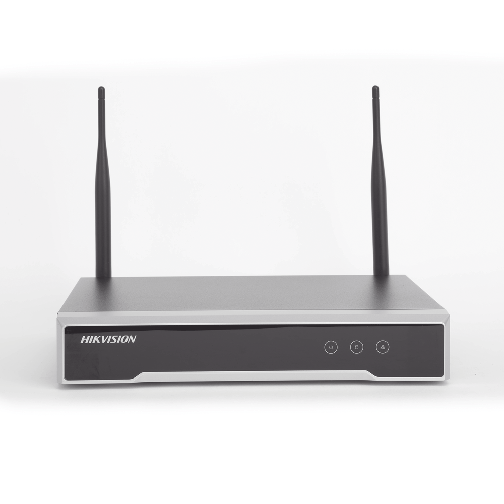 NVR 4 Megapixel 8 canales IP 1 Bahía de Disco Duro 2 Antenas Wi-Fi Salida de Vídeo Full HD DS-7108NI-K1/W/M(C) - SILYMX