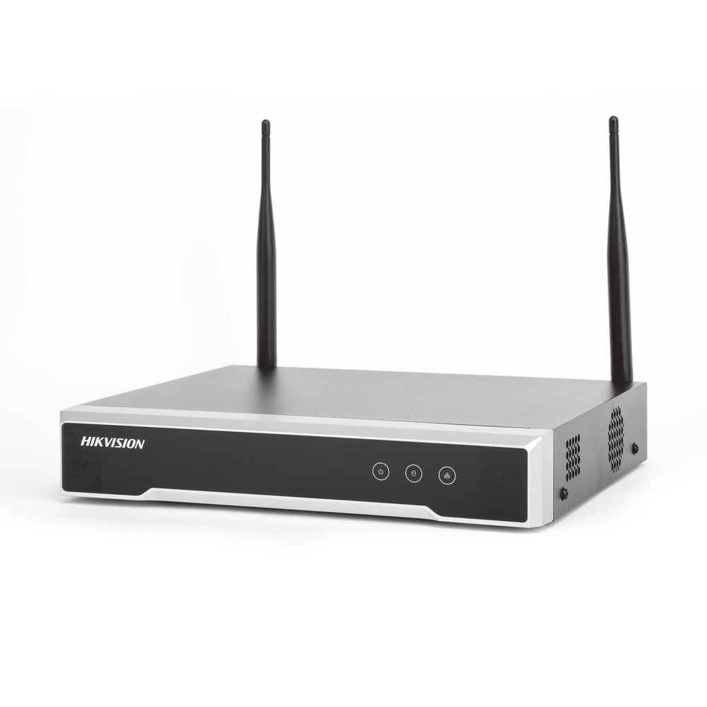 NVR 4 Megapixel 8 canales IP 1 Bahía de Disco Duro 2 Antenas Wi-Fi Salida de Vídeo Full HD DS-7108NI-K1/W/M(C) - SILYMX