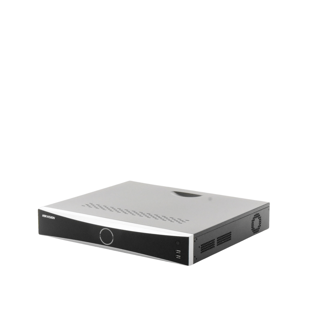NVR Hikvision 12 Megapixel (4K) 16 canales IP AcuSense Reconocimiento Facial 4 Bahías de Disco Duro HDMI en 4K Entrada y Salida de Alarmas DS-7716NXI-K4 - SILYMX