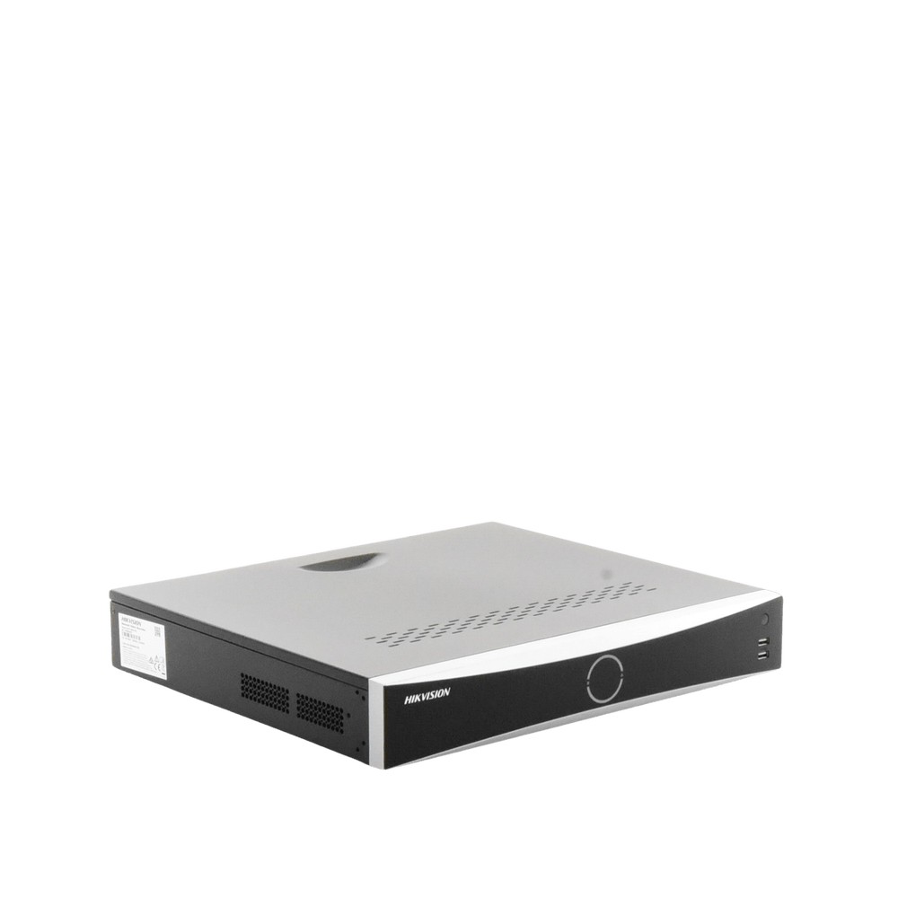 NVR Hikvision 12 Megapixel (4K) 16 canales IP AcuSense Reconocimiento Facial 4 Bahías de Disco Duro HDMI en 4K Entrada y Salida de Alarmas DS-7716NXI-K4 - SILYMX