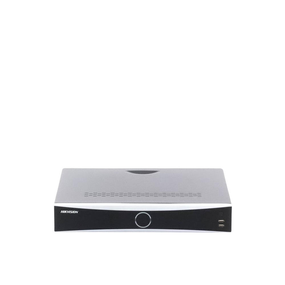 NVR Hikvision 16 Canales 8 MP (4K) H.265 16 Puertos PoE+ Switch 300 mts Soporta 4 Discos Duros DS-7716NXI-K4/16P - SILYMX