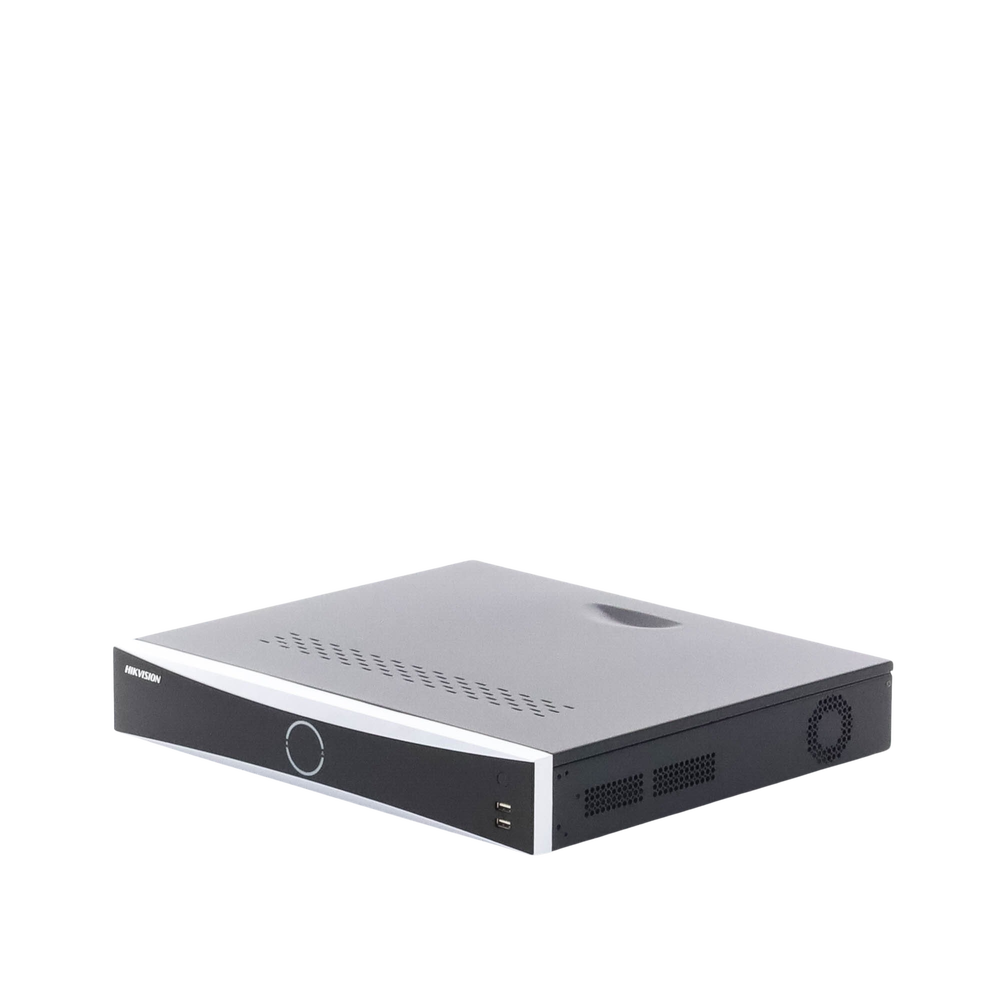 NVR Hikvision 16 Canales 8 MP (4K) H.265 16 Puertos PoE+ Switch 300 mts Soporta 4 Discos Duros DS-7716NXI-K4/16P - SILYMX