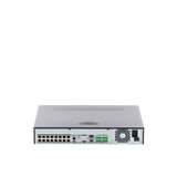 NVR Hikvision 16 Canales 8 MP (4K) H.265 16 Puertos PoE+ Switch 300 mts Soporta 4 Discos Duros DS-7716NXI-K4/16P - SILYMX