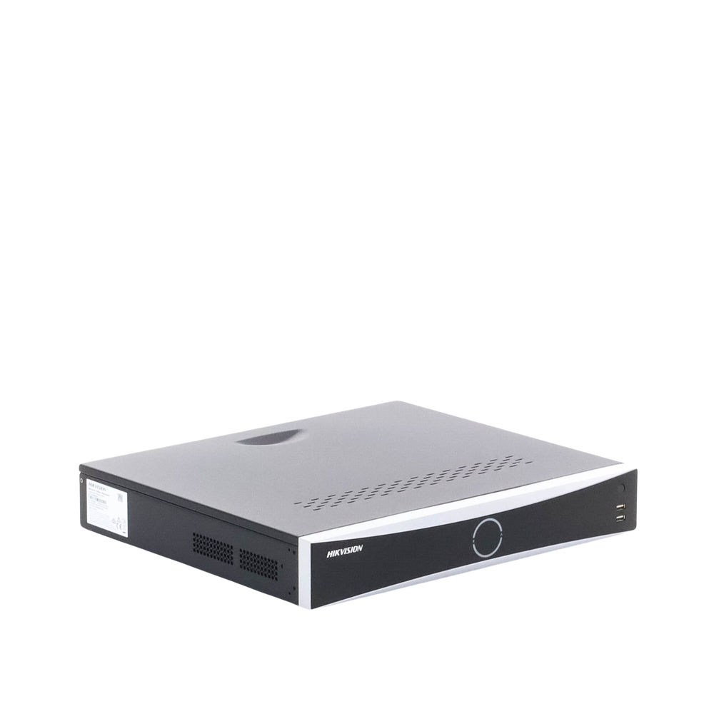 NVR Hikvision 16 Canales 8 MP (4K) H.265 16 Puertos PoE+ Switch 300 mts Soporta 4 Discos Duros DS-7716NXI-K4/16P - SILYMX