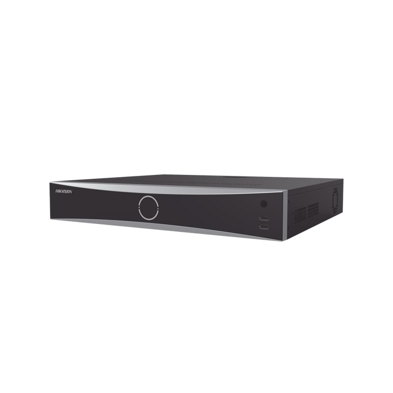 NVR Hikvision 16 Canales 8 MP (4K) H.265 16 Puertos PoE+ Switch 300 mts Soporta 4 Discos Duros DS-7716NXI-K4/16P - SILYMX