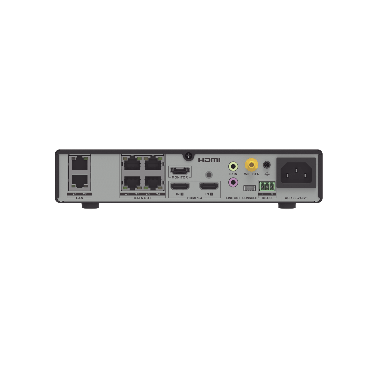 VideowallHIKVISIONDS-DT60P-02HI04NOControlador LED Hikvision DS - DT60P - 02HI04NO para Videowall | Android Integrado | 4 Puertos RJ45 | Configuración Web | HDMI 1080p - SILYMX