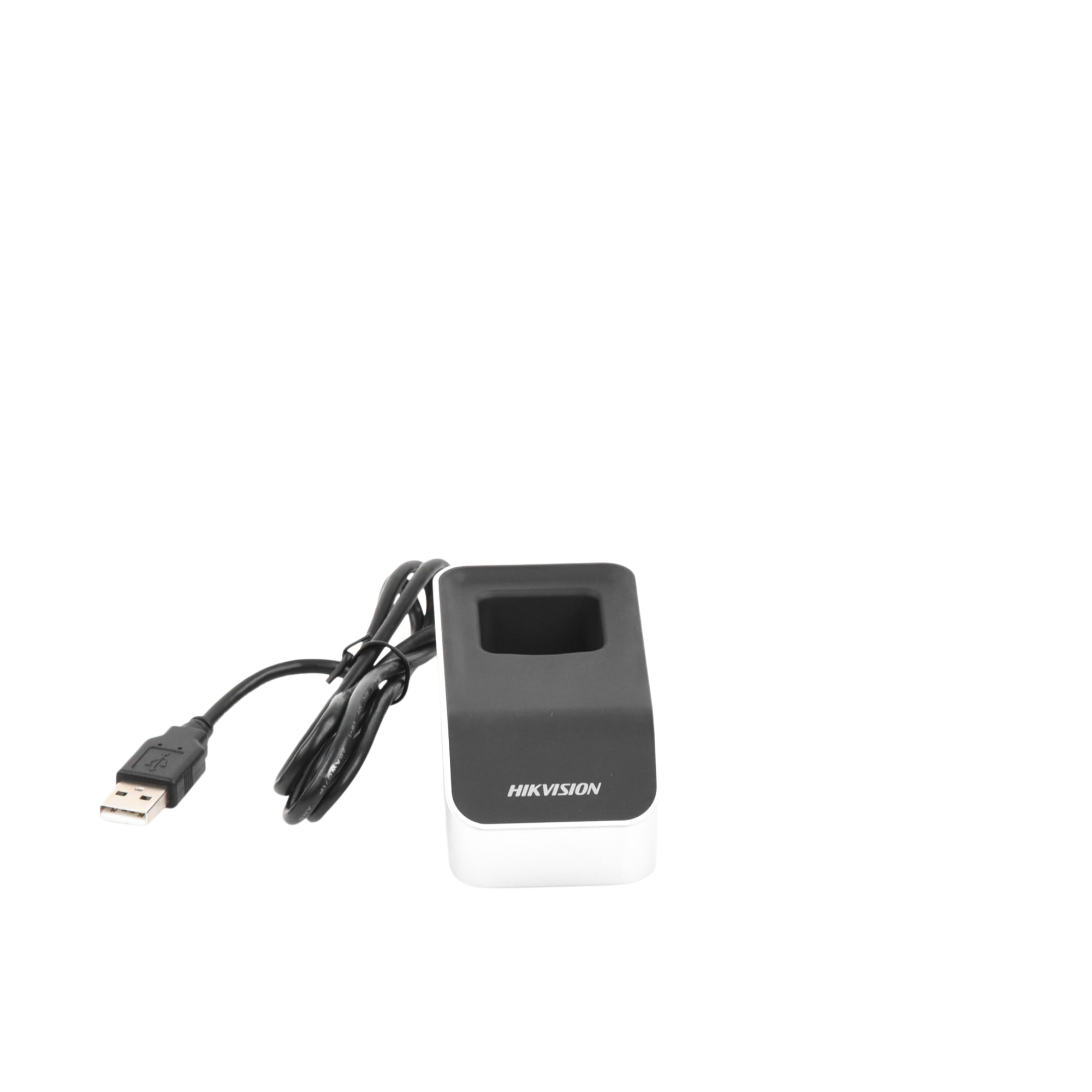 Enrolador USB de Huellas para Software Hikvision iVMS-4200 HikCentral HikConnect Teams Facilita el Alta de Huellas al Software Conexión USB DS-K1F820-F - SILYMX