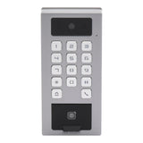 BiométricosHIKVISIONDS-K1T502DBFWX-CLector Biométrico Antivandálico IP65 IK09 Videoportero Multiapartamento Huella Tarjeta QR PIN App Hikvision DS - K1T502DBFWX - C - SILYMX