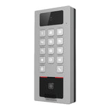 BiométricosHIKVISIONDS-K1T502DBFWX-CLector Biométrico Antivandálico IP65 IK09 Videoportero Multiapartamento Huella Tarjeta QR PIN App Hikvision DS - K1T502DBFWX - C - SILYMX