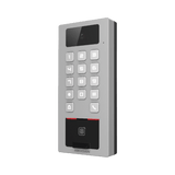 Lector Biometrico HIKVISION con Teclado para Exterior Antivandálico IP65 & IK09 Videoportero Multiapartamento Huella, Tarjeta, Código QR, PIN o App - SILYMX