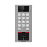 Videoporteros IPHIKVISIONDS-K1T502DBWX-CQRTeclado Videoportero Multiapartamento IP 2MP QR RFID PIN IP65 IK09 HikConnect Hikvision DS - K1T502DBWX - CQR - SILYMX