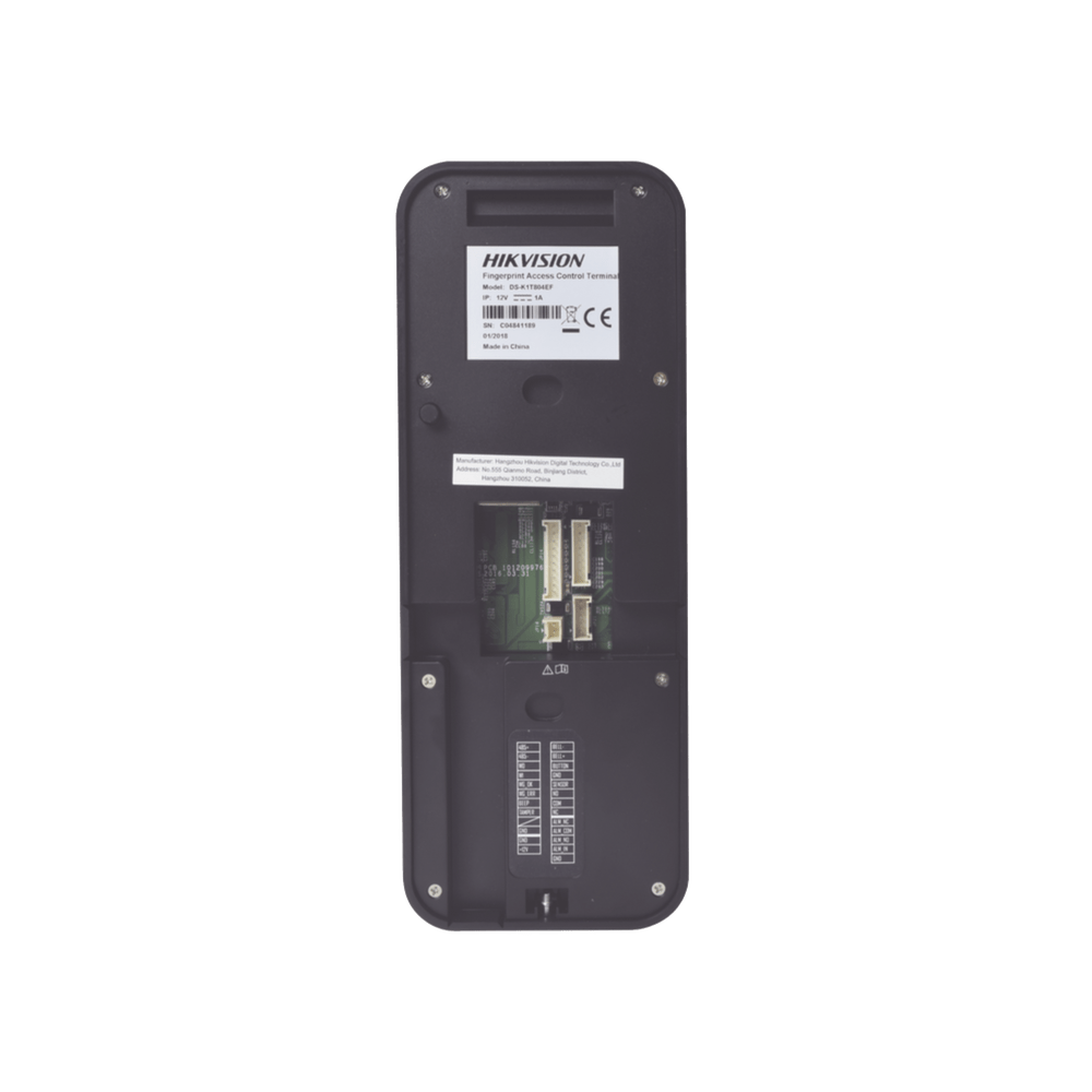 Biométrico WiFi de Acceso y Asistencia APP Hik-Connect (P2P) Lectura de Huella y Tarjetas Relevador para Chapa y Reportes de Asistencia DS-K1T804AEF - SILYMX