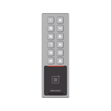 Teclado Exterior WiFi HIKVISION Antivandálico IP65 & IK08 Passwords con Horarios Acceso por PIN, Tarjeta MIFARE, Huella y Tarjeta Virtual Bluetooth DS-K1T805MBFWX - SILYMX