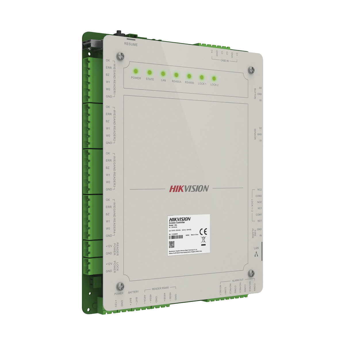 Controladores de AccesoHIKVISIONDS-K2622XControlador de Acceso Hikvision DS - K2622X para 2 Puertas | Gestión en la Nube Hik - Connect Teams | 10,000 Huellas - SILYMX