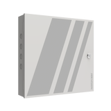 Controlador de acceso WiFi Hikvision DS-K2702WX-E1 · 2 Puertas · 4 Lectoras de Huella y Tarjeta Hik-Connect Teams · PoE · Wiegand · Expandible hasta 126 Puertas - SILYMX