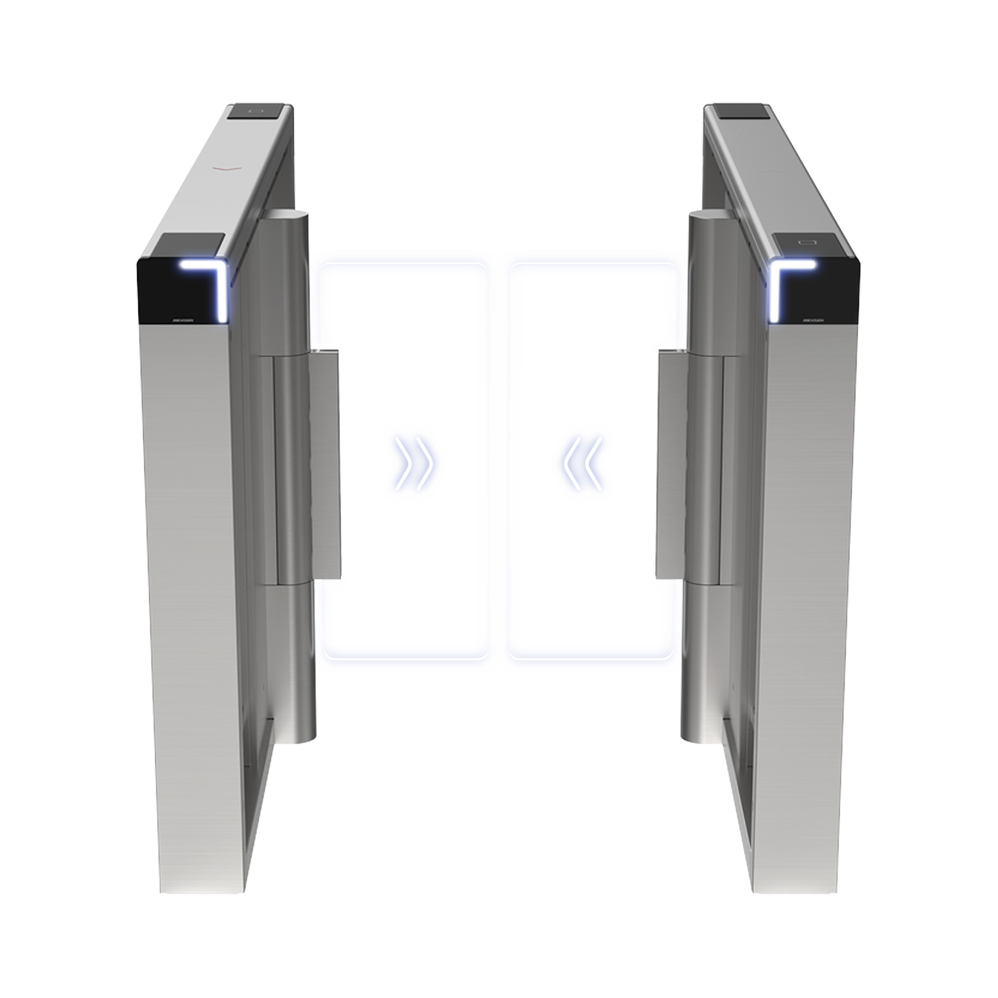 Torniquete Swing PREMIUM Hikvision – Carril 90 cm – 12,000,000 MCBF – LED – Incluye Izquierdo y Derecho DS-K3B530X-LR/MPG-DP90