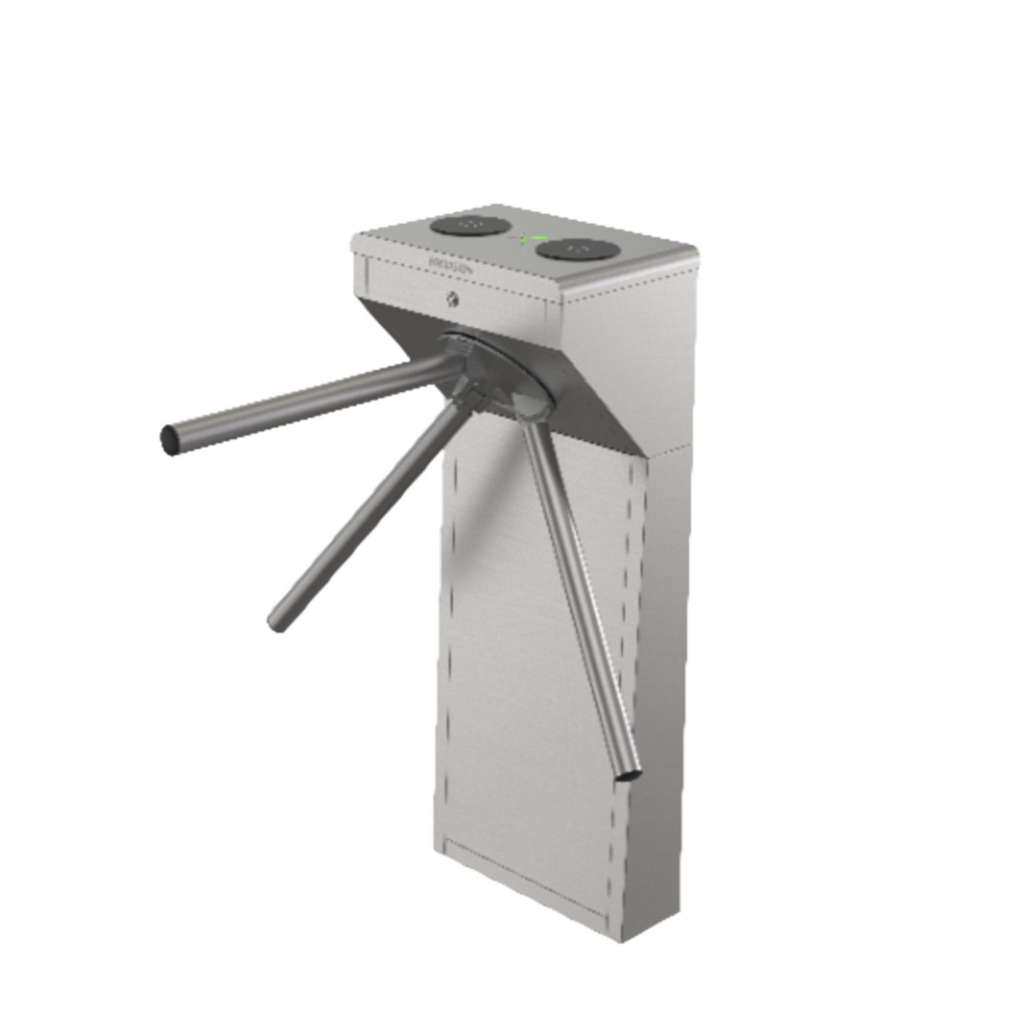 Torniquete Trípode Bidireccional de Acero Inoxidable SUS304 2 Millones MCBF Apertura en Caso de Emergencia Integrable con cualquier Sistema de Control de Acceso Hikvision DS-K3G200LX-R/DM55