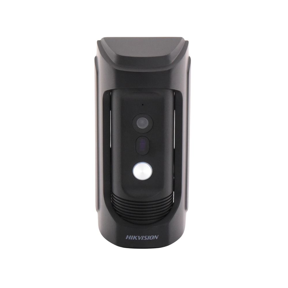 Frente de Calle IP 2MP Uso Rudo Antivandálico IK09 Exterior IP65 PoE Estándar IR 3mts Compatible Monitor IP Llamada App HIKVISION DS-KB8113-IME1B - SILYMX