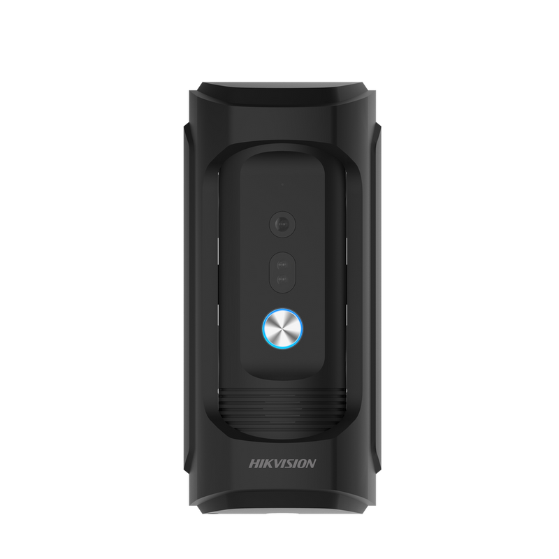 Frente de Calle IP 2MP Uso Rudo Antivandálico IK09 Exterior IP65 PoE Estándar IR 3mts Compatible Monitor IP Llamada App HIKVISION DS-KB8113-IME1B - SILYMX