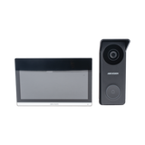 Kit de Videoportero Hibrido TurboHD con Pantalla LCD touch de 7" Wi-Fi Frente de Calle para Exterior Metalico 720p DS-KIS313-P - SILYMX