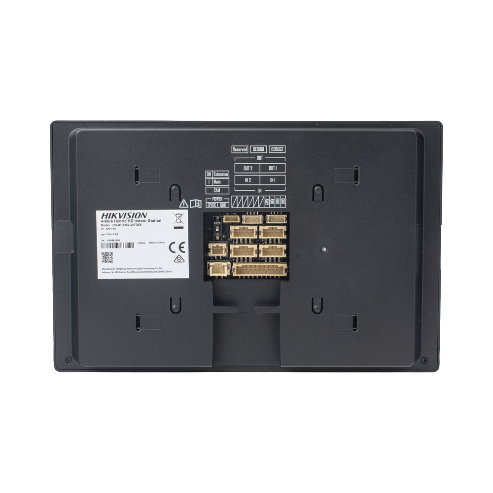 Kit de Videoportero Hibrido TurboHD con Pantalla LCD touch de 7" Wi-Fi Frente de Calle para Exterior Metalico 720p DS-KIS313-P - SILYMX