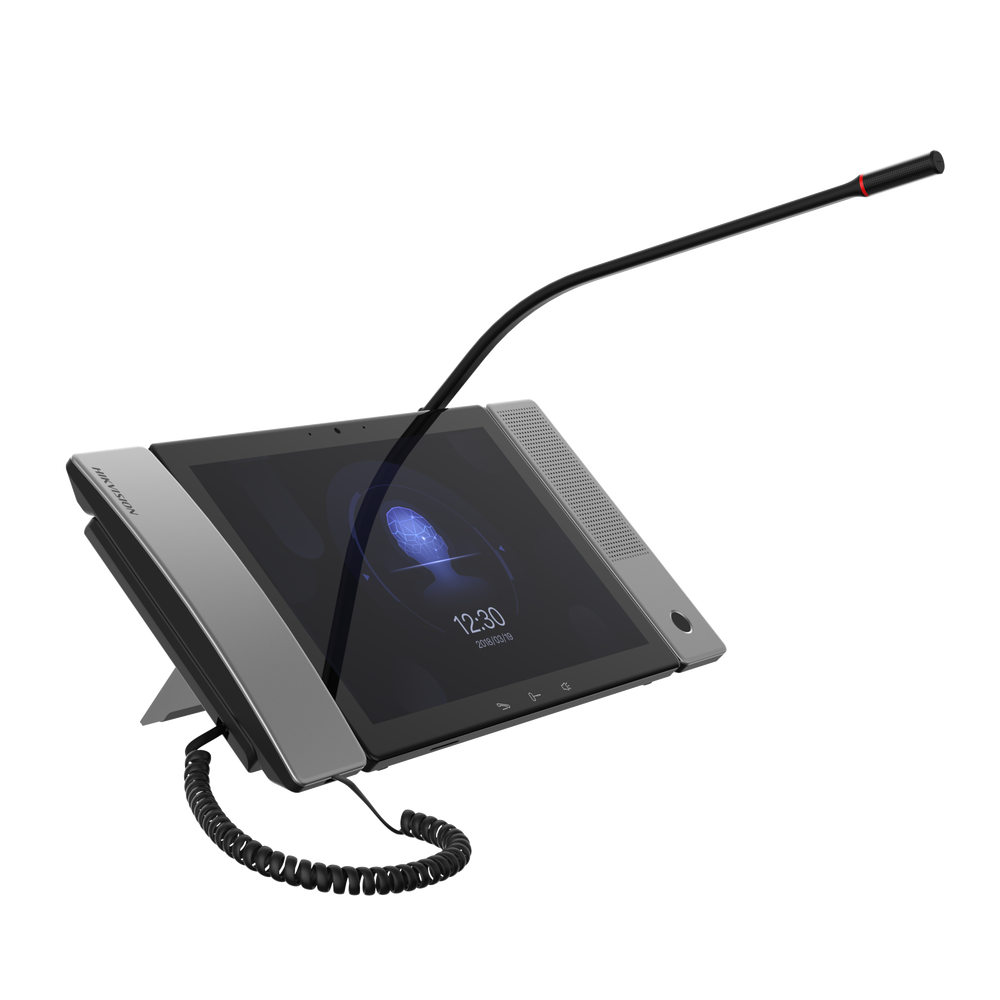 Estación Maestra Touch para Guardias en Soluciones de Multiapartamento IP Apertura Remota de Puertas Comunicación de Guardia con Residente y Visitante DS-KM9503