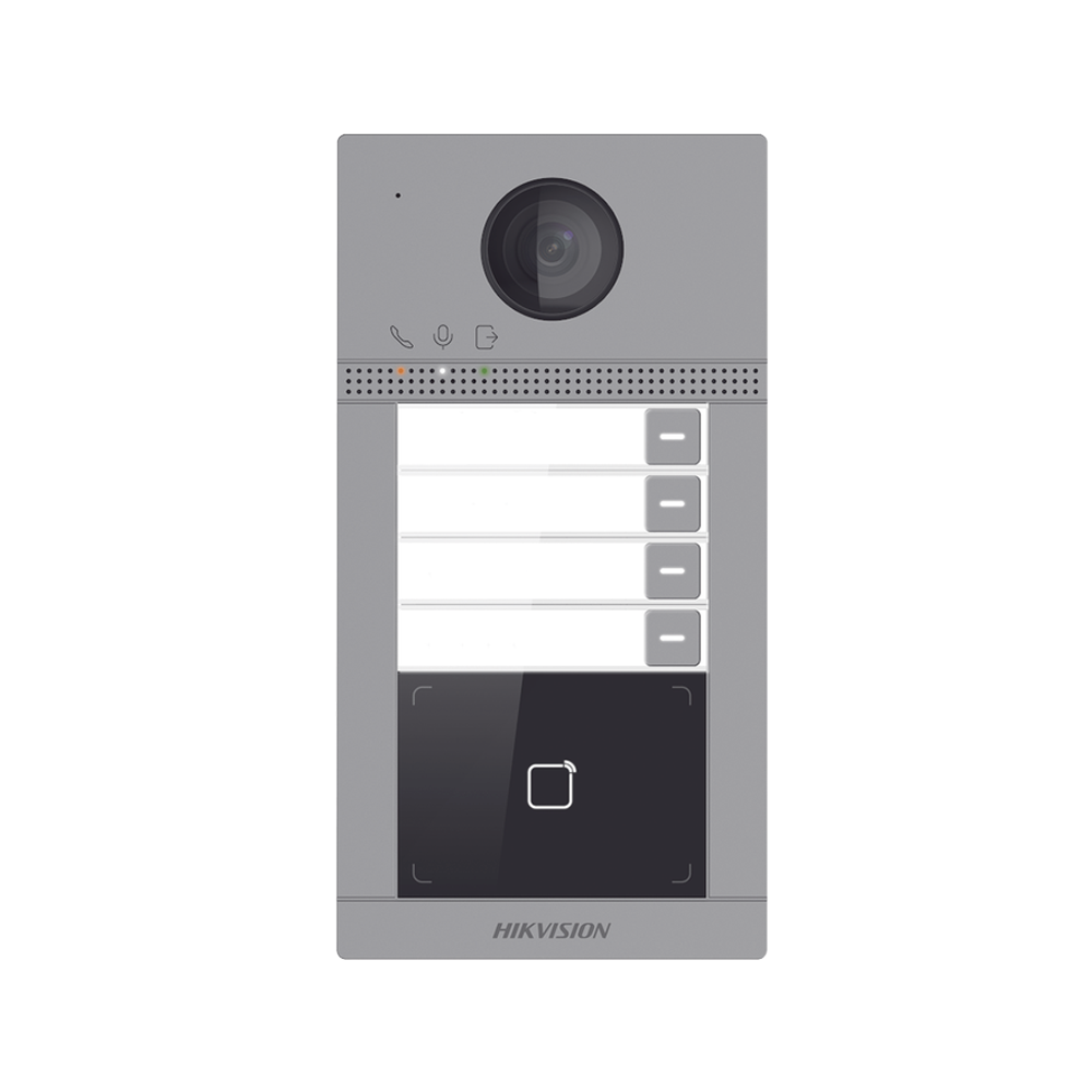 Videoportero IP 2 Megapixel Llamada y Apertura Remota desde App PoE Exterior IP65 + Antivandalico IK08 4 Departamento 2 Puertas y hasta 6 Monitores - SILYMX