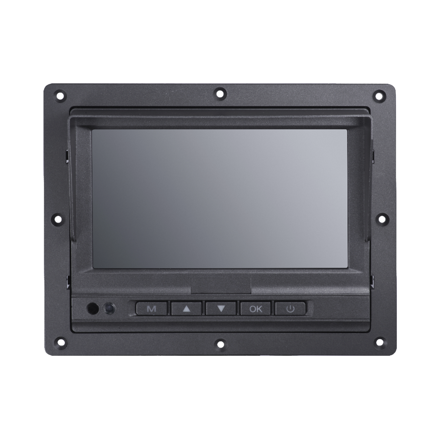Monitor Táctil (Touch) y Botones de 7" LCD /  Compatible con DVR Móvil HIKVISION / Conector Tipo Aviación 