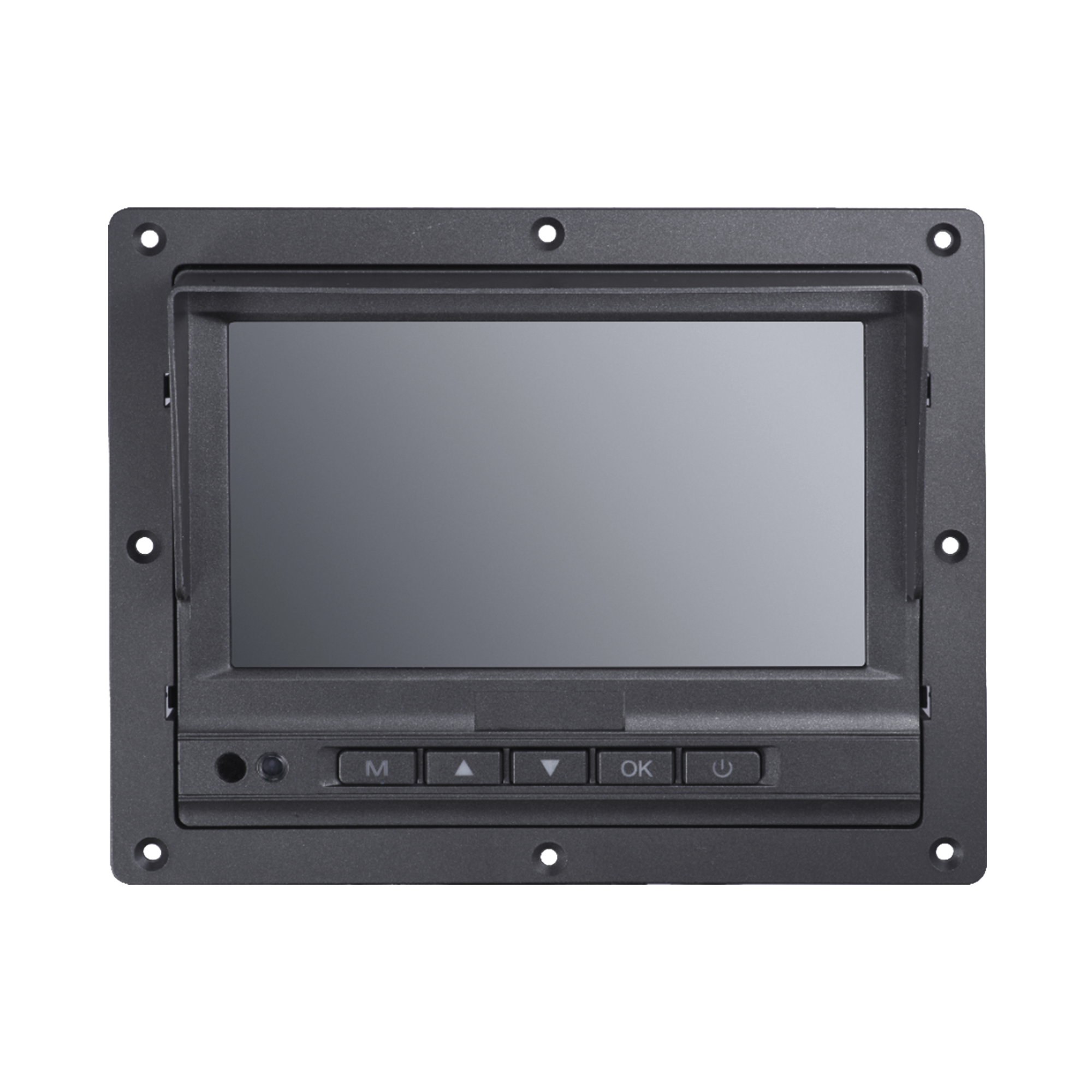 Monitor Táctil (Touch) y Botones de 7" LCD /  Compatible con DVR Móvil HIKVISION / Conector Tipo Aviación 