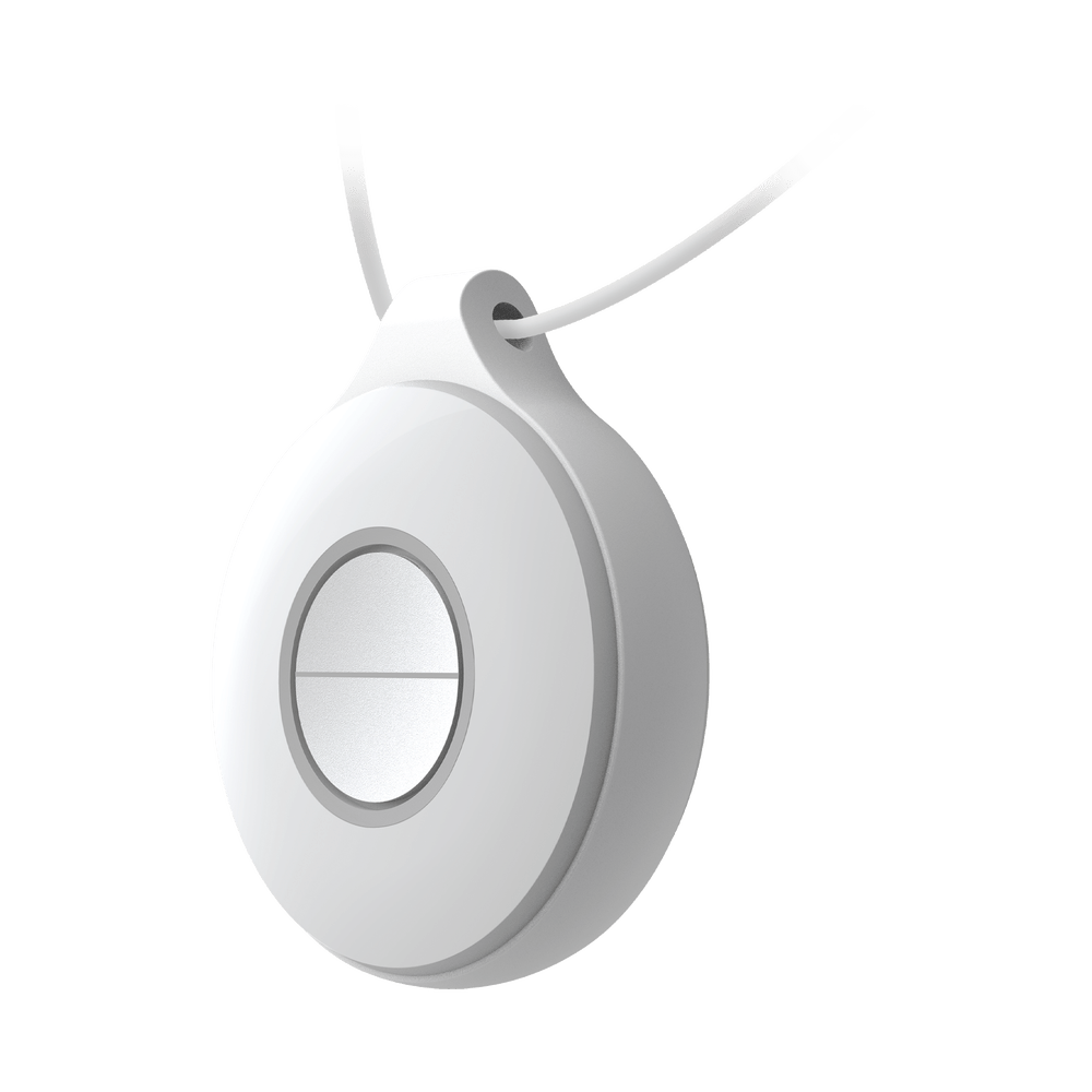 AX PRO Botón de Pánico Doble Inalámbrico Portátil HIKVISION IP54 Indicador LED DS-PDEBP2-EG2-WB - SILYMX