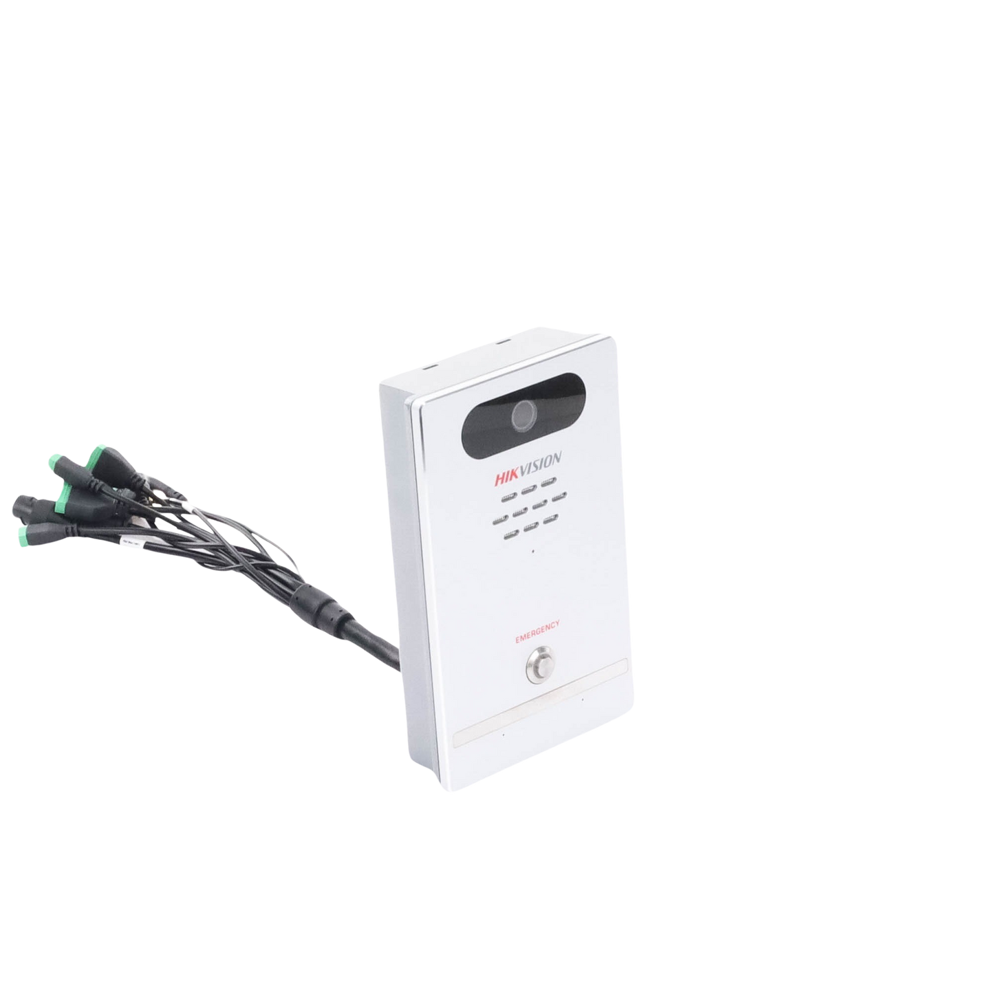 Estación de Alarma de Pánico Hikvision DS-PEAP-CV1(B) | Cámara 4MP | IP65 IK10 | Audio Bidireccional | PoE | 10m IR