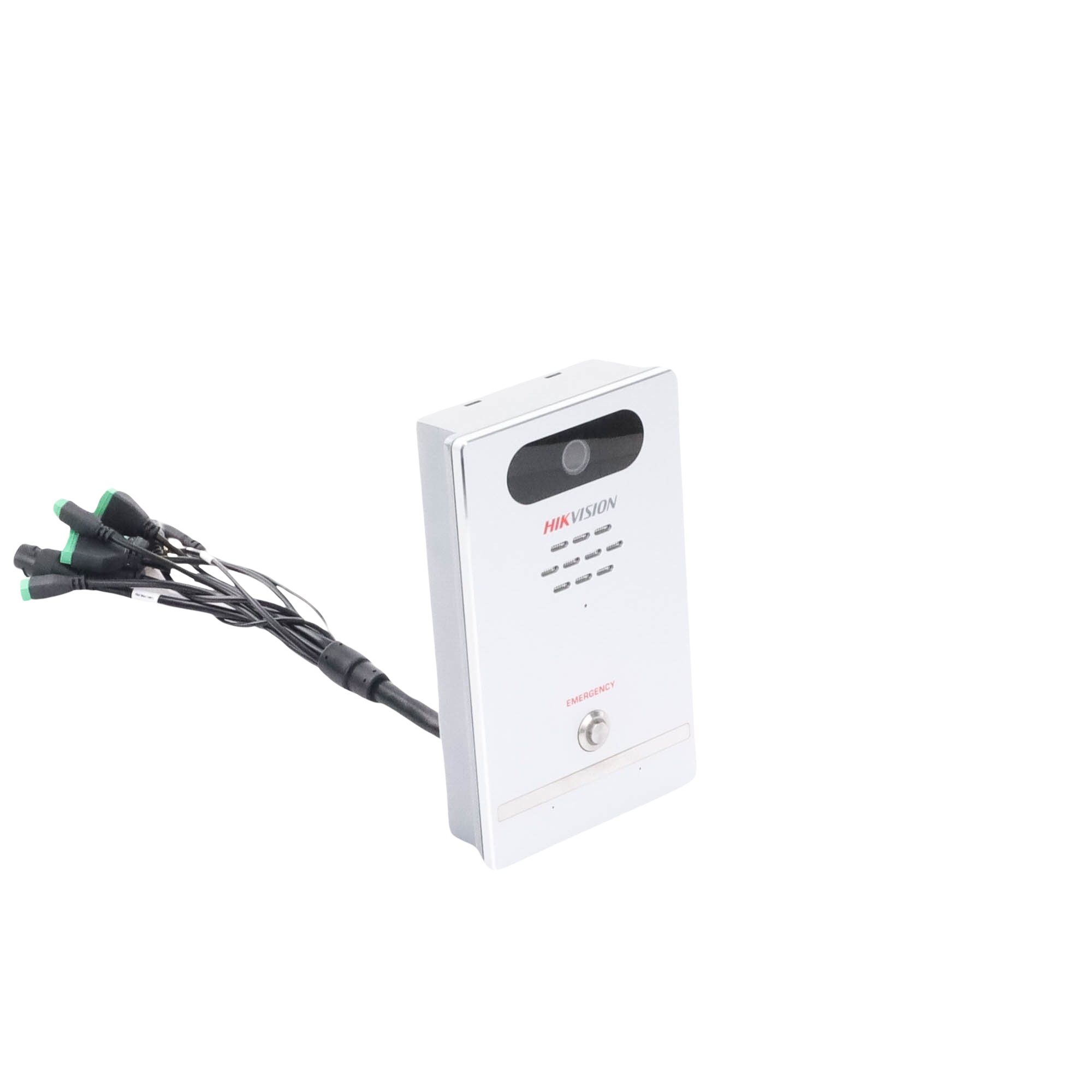 Estación de Alarma de Pánico Hikvision DS-PEAP-CV1(B) | Cámara 4MP | IP65 IK10 | Audio Bidireccional | PoE | 10m IR