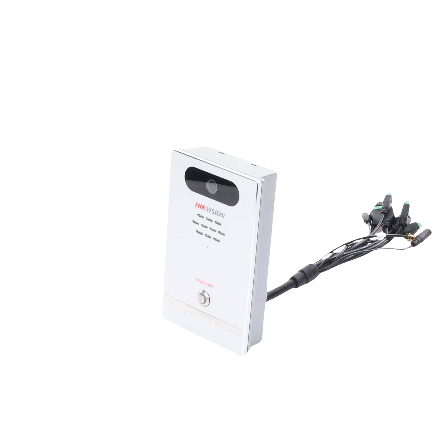 Estación de Alarma de Pánico Hikvision DS-PEAP-CV1(B) | Cámara 4MP | IP65 IK10 | Audio Bidireccional | PoE | 10m IR