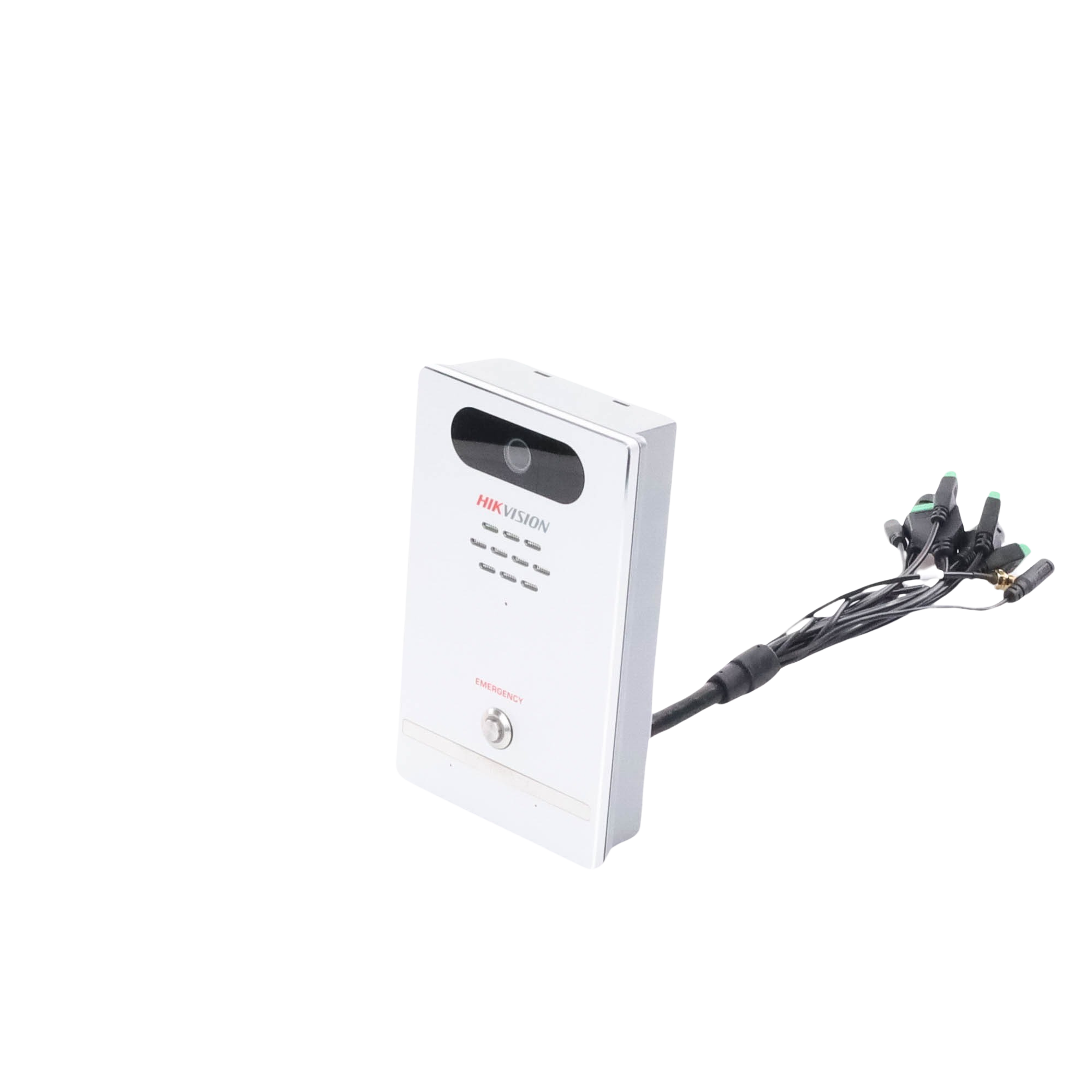 Estación de Alarma de Pánico Hikvision DS-PEAP-CV1(B) | Cámara 4MP | IP65 IK10 | Audio Bidireccional | PoE | 10m IR