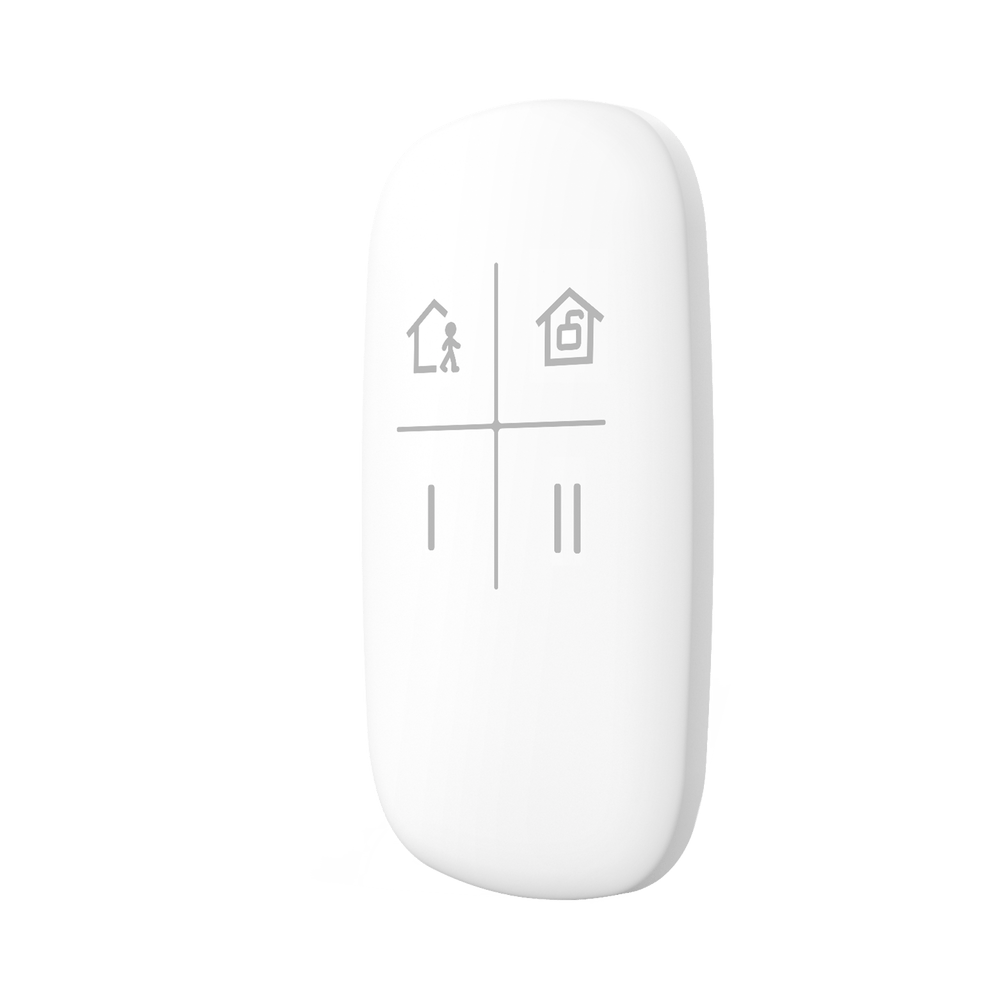 AX PRO Control Remoto para Armado y Desarmado Teclas con Funciones Programables DS-PKF1-WB - SILYMX